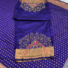 Kalanjali Paithani With Aari Work Blouse