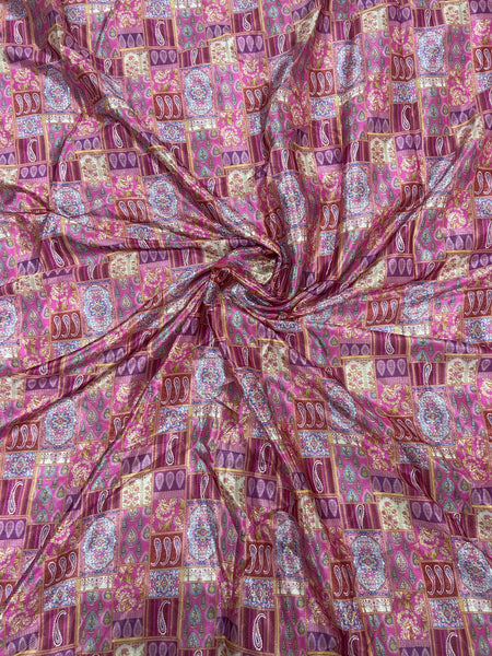 Trending Rajwadi Silk Saree With Mirror Work