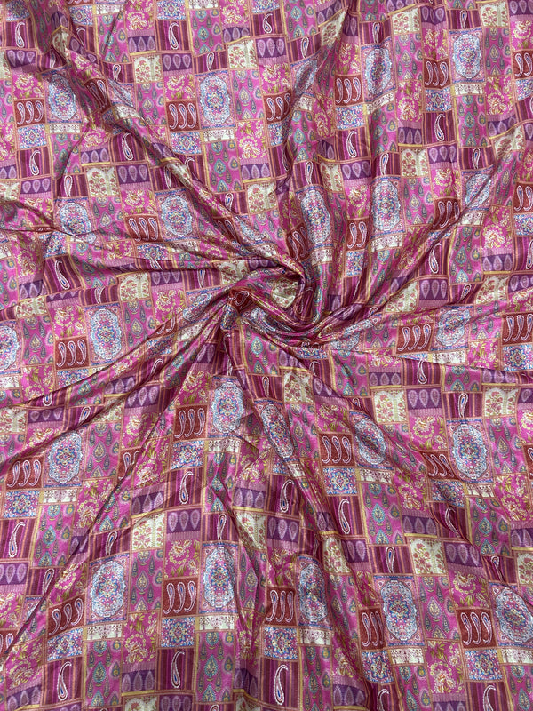 Trending Rajwadi Silk Saree With Mirror Work