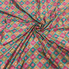 Trending Rajwadi Silk Saree With Mirror Work