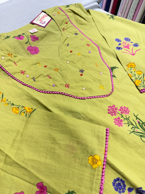 Soft Fancy Print Cotton Dress