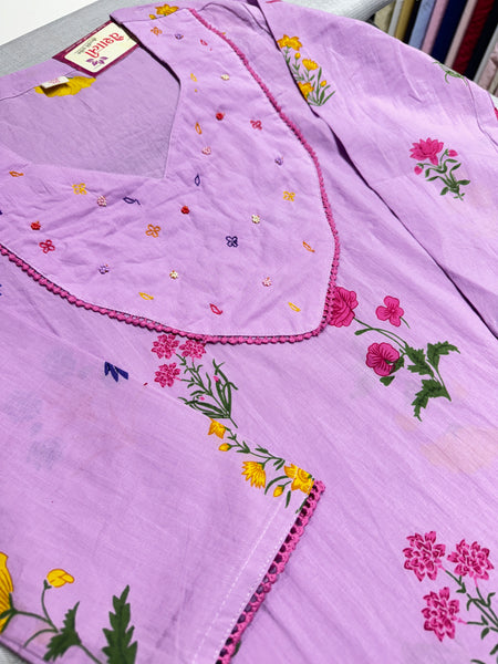 Soft Fancy Print Cotton Dress