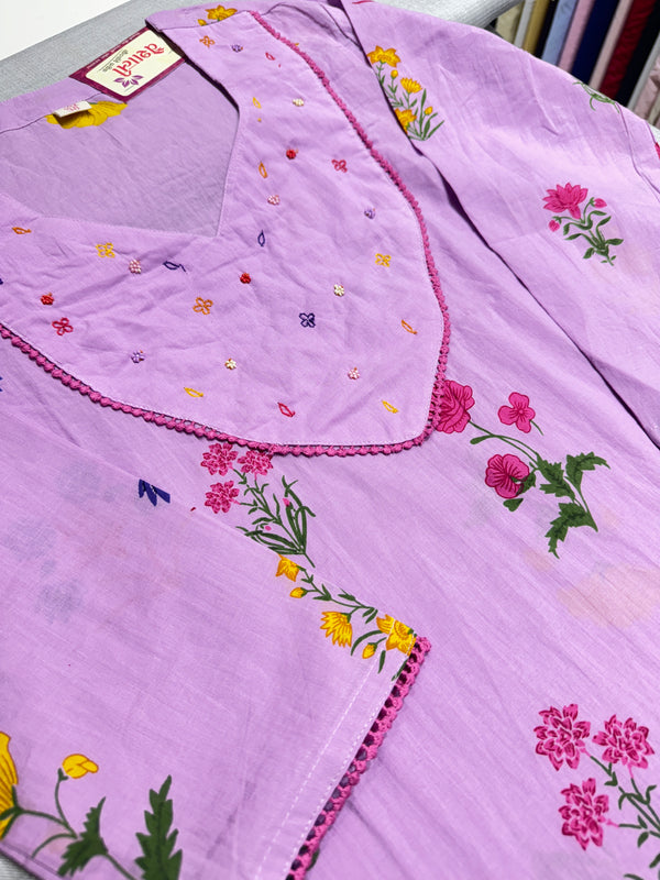 Soft Fancy Print Cotton Dress