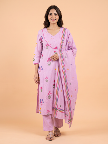 Soft Fancy Print Cotton Dress