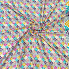 Trending Rajwadi Silk Saree With Mirror Work