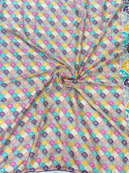 Trending Rajwadi Silk Saree With Mirror Work