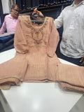 Trending Salsa Fabric Rani Har Dress