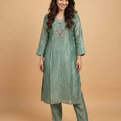 Trending Salsa Fabric Rani Har Dress