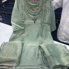 Trending Salsa Fabric Rani Har Dress