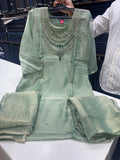 Trending Salsa Fabric Rani Har Dress