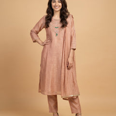 Trending Salsa Fabric Rani Har Dress